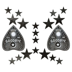 Liquid Black Ouija Planchette Nipple Pasties