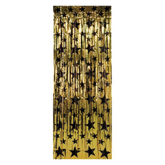 8' x 3' Star Print Gleam 'N Curtain