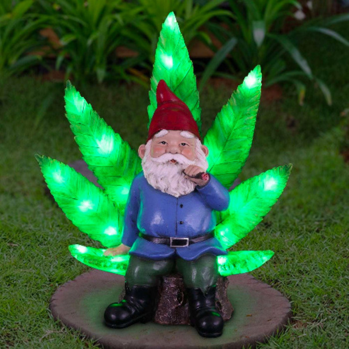 Good Time Ganja Throne LED Gnome