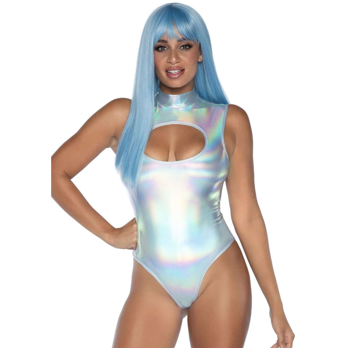 Spandex Keyhole Bodysuit