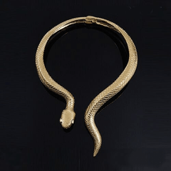 Snake Hinge Choker Necklace