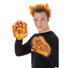 Brown Lion Fingerless Paws