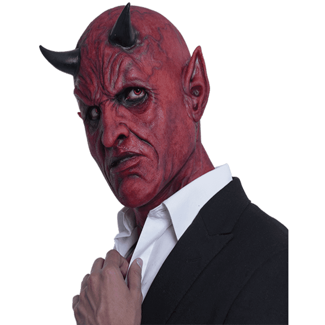 Lucifer Hyper Realistic Mask & Full Cowl