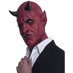 Lucifer Hyper Realistic Mask & Full Cowl