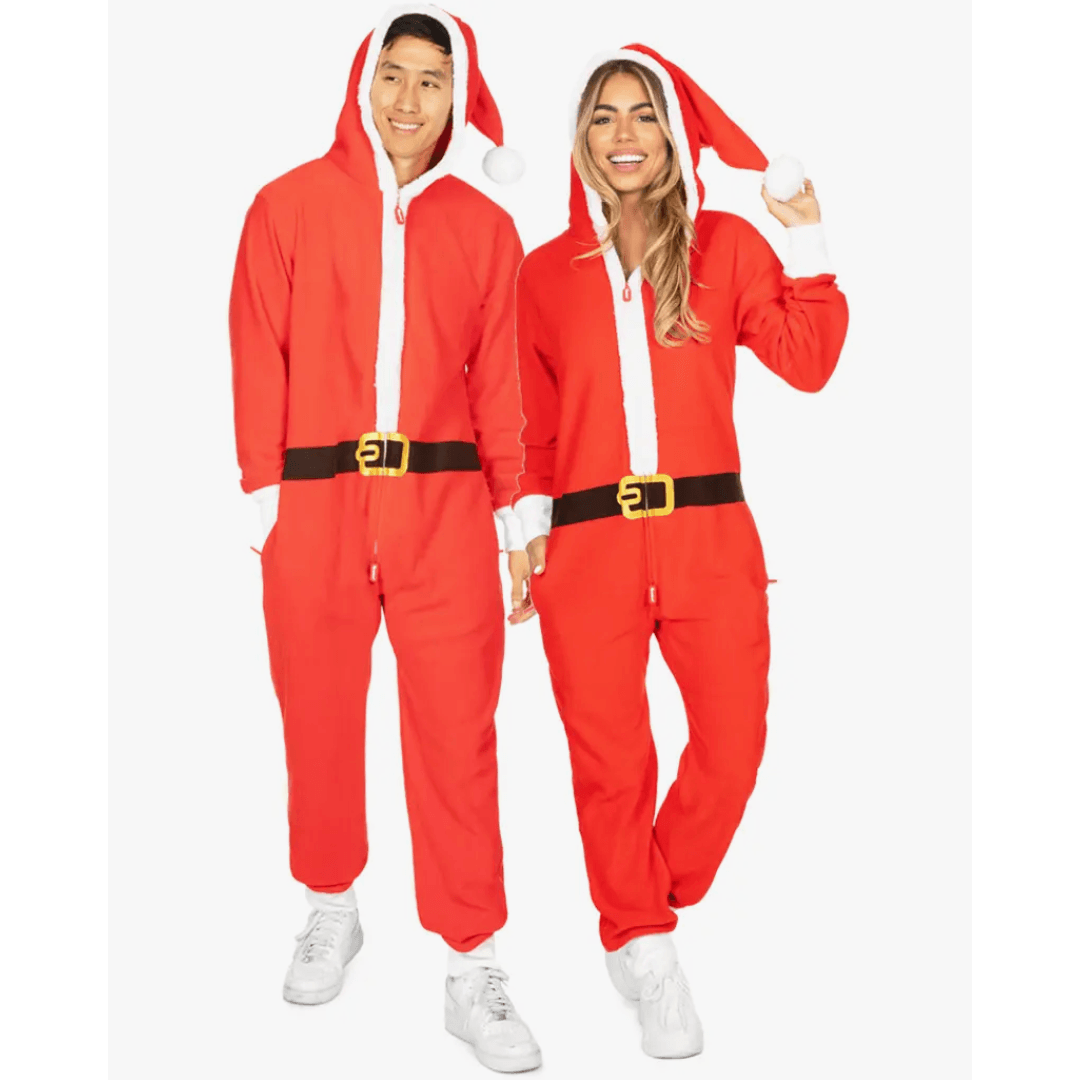 Unisex Santa Christmas Adult Jumpsuit