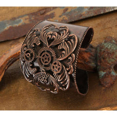 Antique Copper Steamworks Cuff