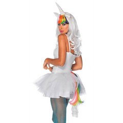 Rainbow Unicorn Wig & Tail Kit