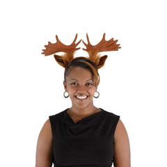 Moose Ears & Antlers Headband