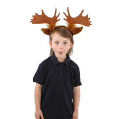 Moose Ears & Antlers Headband