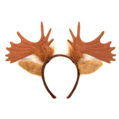 Moose Ears & Antlers Headband