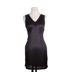 Rayon Black Slip Dress