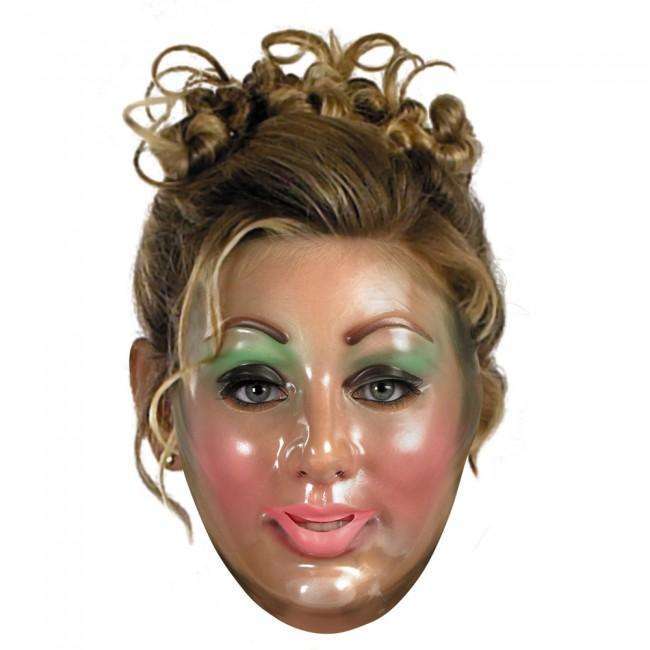 Transparent Woman Vacuform Mask