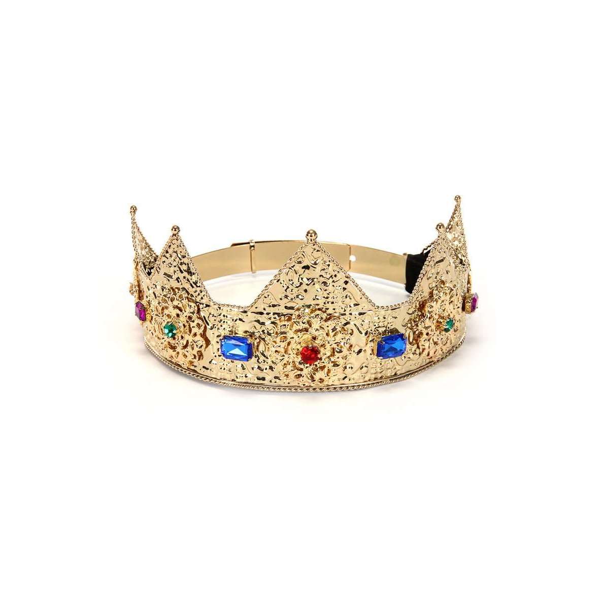 3" Ladies Gold Adjustable Pointed Crown