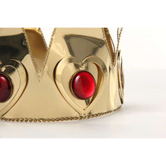 Alice in Wonderland Mini Queen of Hearts Gold Crown