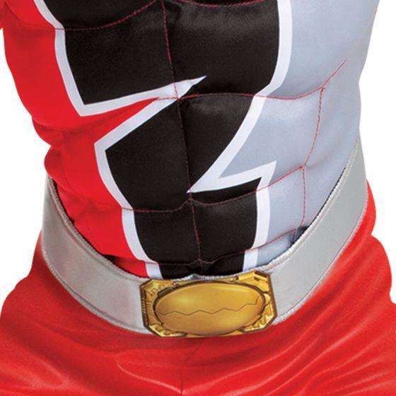 Red Ranger Dino Fury with Muscles Toddler Costume