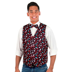 Dr. Seuss The Cat in the Hat Pattern Vest & Bow Tie Kit