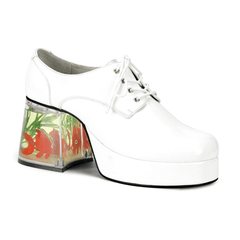 Platform Heel Pimp Shoes With Floating Fish