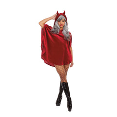 Hell Yeah Devilish Poncho Adult Costume