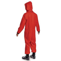 Netflix Money Heist Adult Jumpsuit & Mask