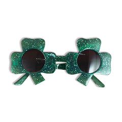 Saint Patrick's Day Sparkly Shamrock Sunglasses