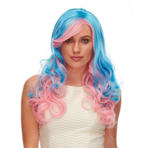 Unicorn Blue and Pink Venus Wig