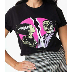 Universal Monsters x Unique Vintage The Bride & The Monster Unisex Tee