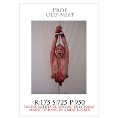 Olly Meat Prop Half Body Gruesome Prop