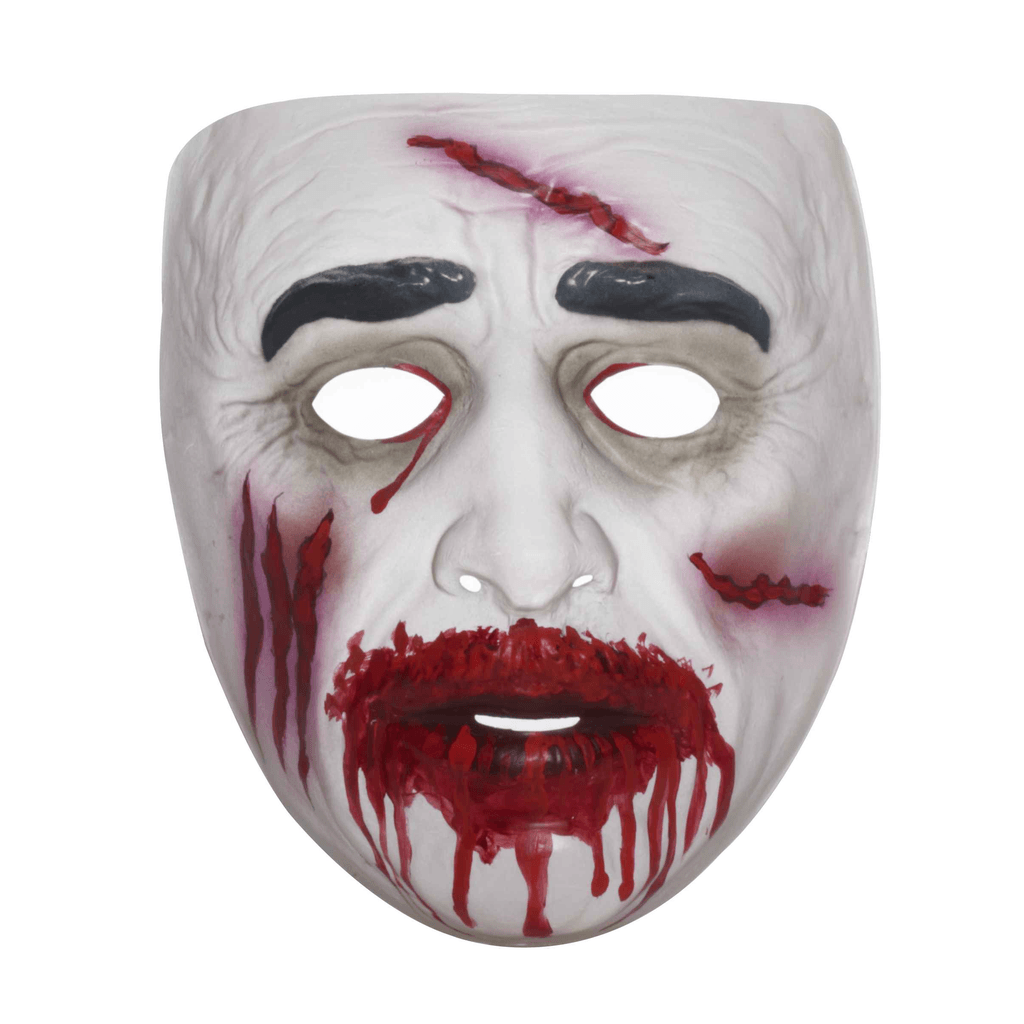 Transparent Zombie Bloody Mask