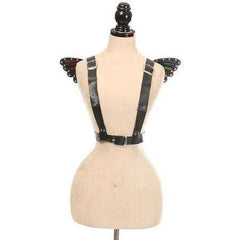 Vegan Leather Wing Harness