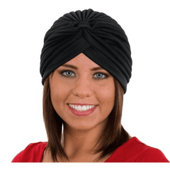 Black Spandex Turban