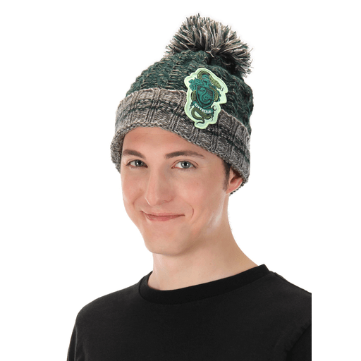 Harry Potter Slytherin Heathered Pom Beanie