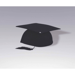 Black Adult Graduation Cap