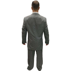 Premiere 1920s Men's Grey Three Piece Suit w/ Suit, Vest and Tie