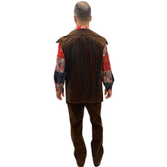 Deluxe Super Groovy 1970s American Hippie Men's Costume