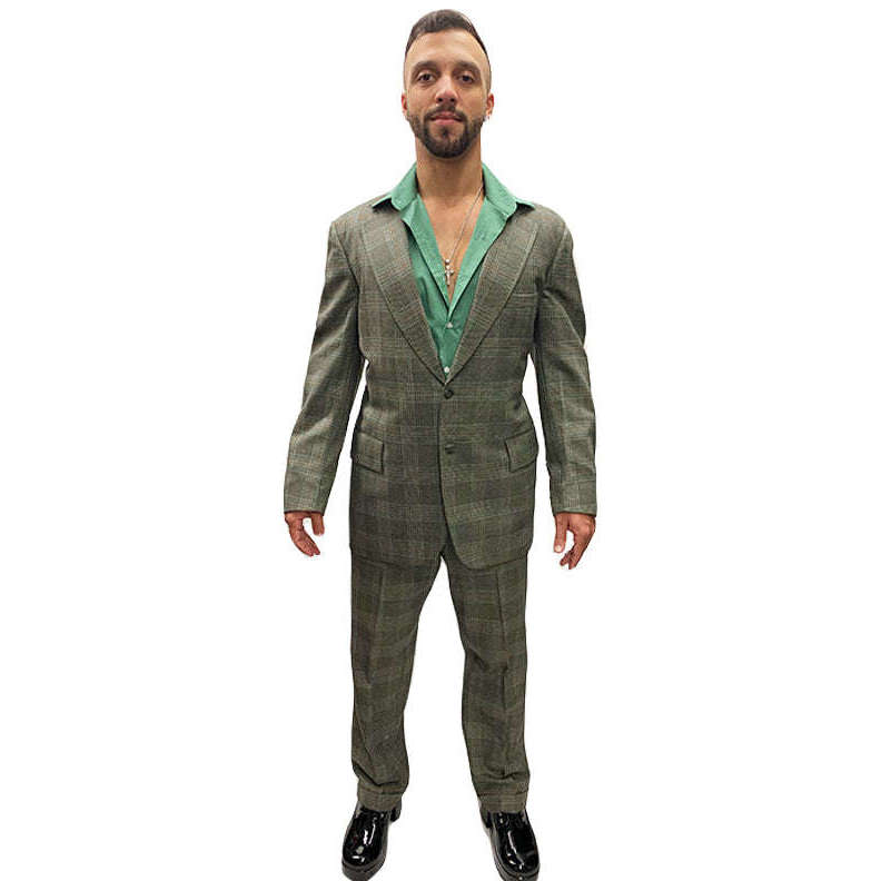 Deluxe Feelin' Fresh 1970's Mint Green Party Suit Men's Costume