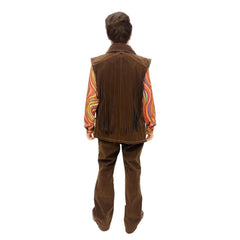 Deluxe 1970s Woodstock Hippie Men's Costume