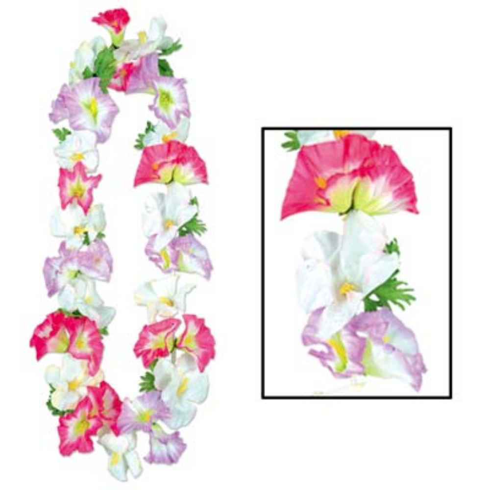 Silk ’N Petals Morning Glory Lei