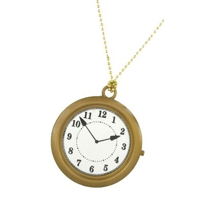 Rapper Clock Necklace