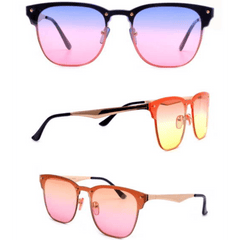 Ocean Lens Cool Wayfarer Soho Look Metal Arms