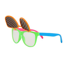 Neon Flip Up Glasses