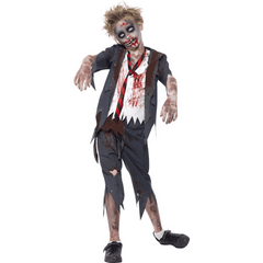 Zombie School Boy Kids Costume