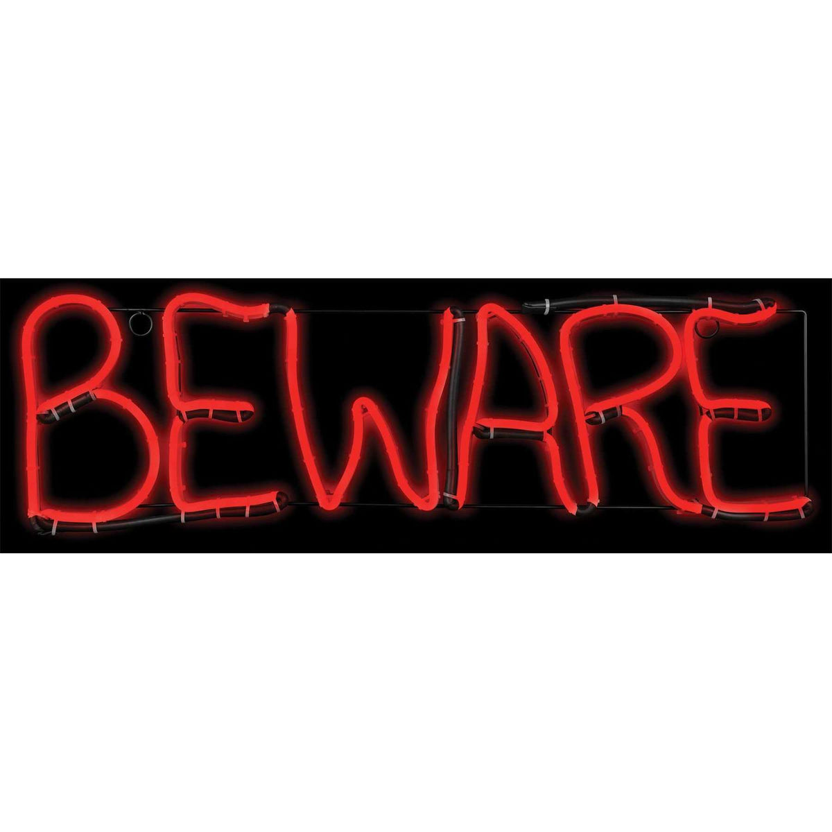 Beware Short Circuit "Light Glo" LED Neon Sign