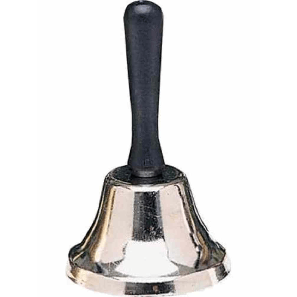 4.5" Santa Silver Hand Bell