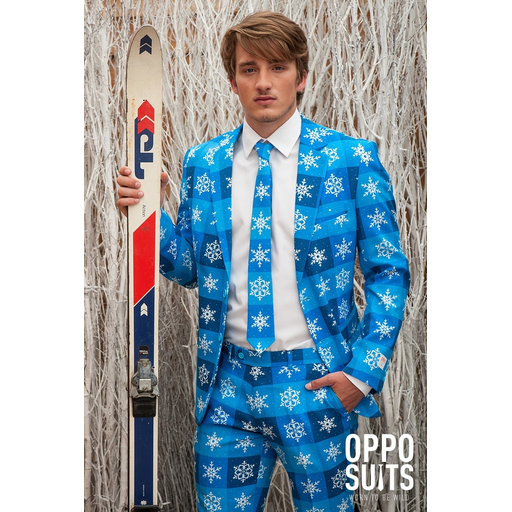 OppoSuits Snowflake Three Piece Suit