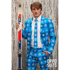 OppoSuits Snowflake Three Piece Suit