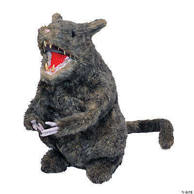 Giant 19” Standing Rat Halloween Decoration