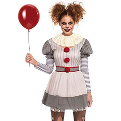 Creepy Clown Women’s Dress Costume