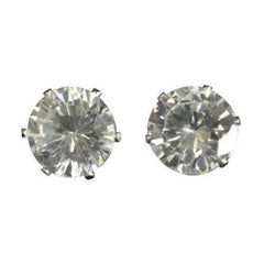 Round Stud Earrings