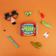 Prank Tricks Tin w/ 8 Classic Pranks