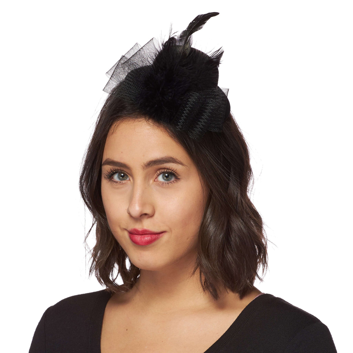 Black Tie/Trim Fascinator